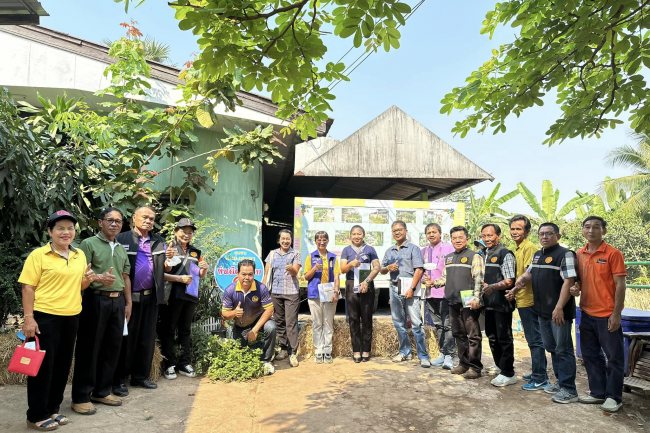 การรับประเมินการประกวดชุมชนสะอาด น่าบ้าน น่ามอง