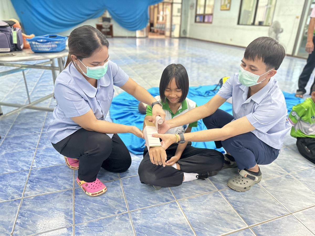 โครงการอบรมปฐมพยาบาลเบื้องต้นการช่วยชีวิตขั้นพื้นฐาน (CPR) และทักษะการป้องกันตัวเบื้องต้นในเด็กและเยาวชนตำบล/เทศบาลตำบลไทรโยง-ไชยวาล ประจำปี 2567 