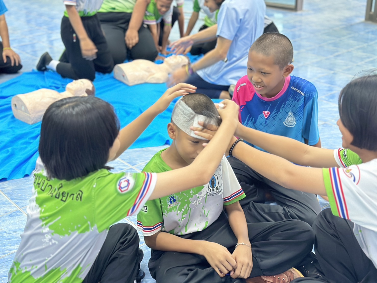 โครงการอบรมปฐมพยาบาลเบื้องต้นการช่วยชีวิตขั้นพื้นฐาน (CPR) และทักษะการป้องกันตัวเบื้องต้นในเด็กและเยาวชนตำบล/เทศบาลตำบลไทรโยง-ไชยวาล ประจำปี 2567 