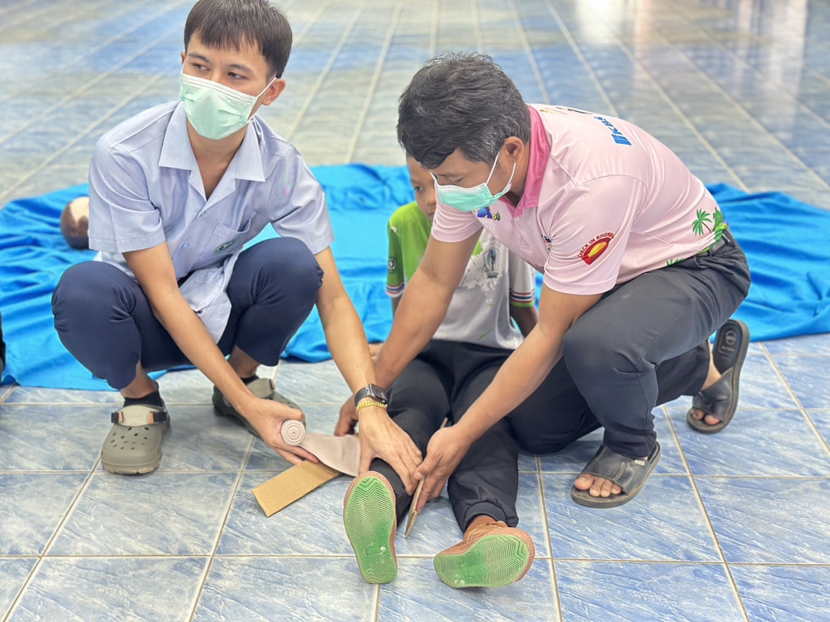 โครงการอบรมปฐมพยาบาลเบื้องต้นการช่วยชีวิตขั้นพื้นฐาน (CPR) และทักษะการป้องกันตัวเบื้องต้นในเด็กและเยาวชนตำบล/เทศบาลตำบลไทรโยง-ไชยวาล ประจำปี 2567 