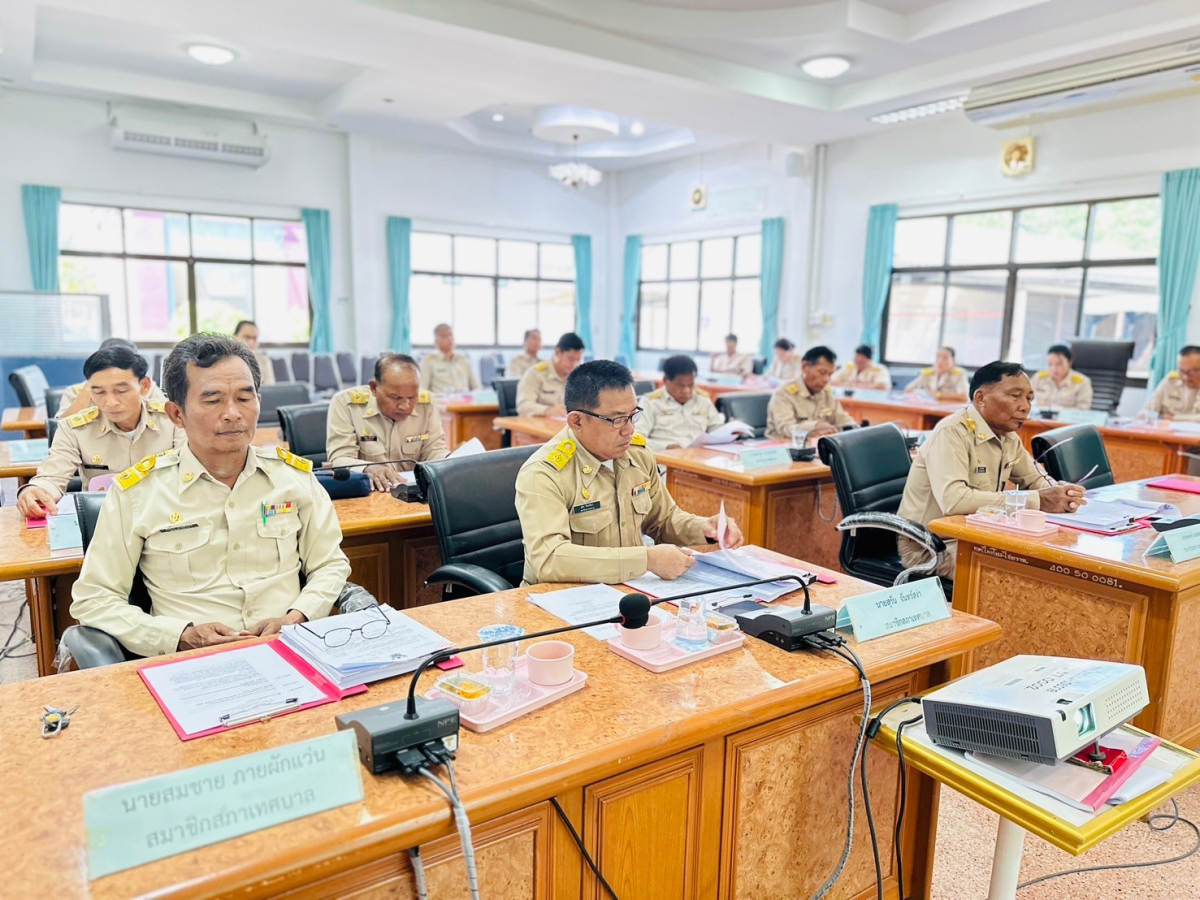 การประชุมสภาเทศบาล สมัยสามัญ สมัยที่ 2 ประจำปี 2567 