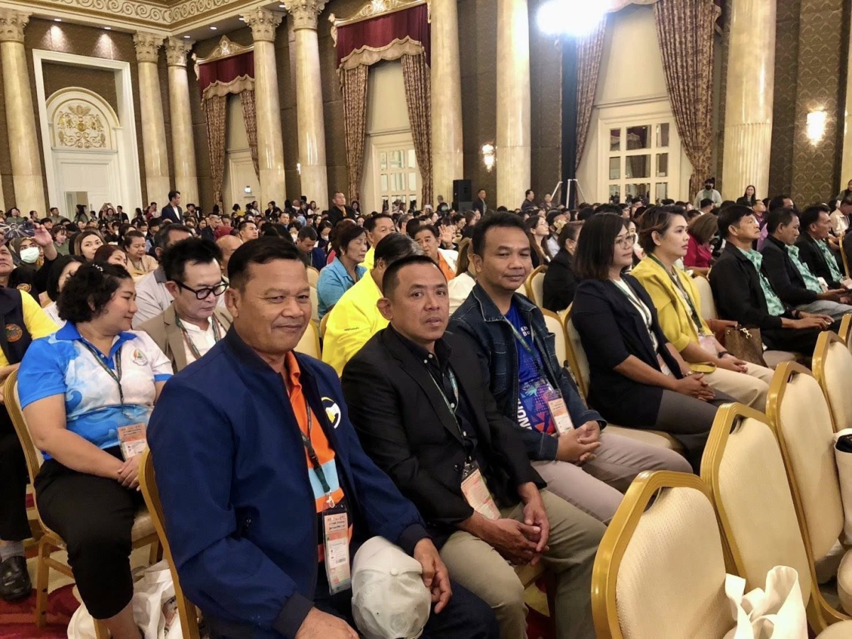 เทศบาลตำบลไทรโยง-ไชยวาล นำโดยนายสุรัน จันทร์สง่า นายกเทศมนตรี พร้อมด้วยรองนายกเทศมนตรี หัวหน้าส่วนราชการและเจ้าหน้าที่ เข้าร่วมเวที สานพลัง สร้างนวัตกรรม สู่สุขภาวะชุมชนที่ยั่งยืน ปี 2568