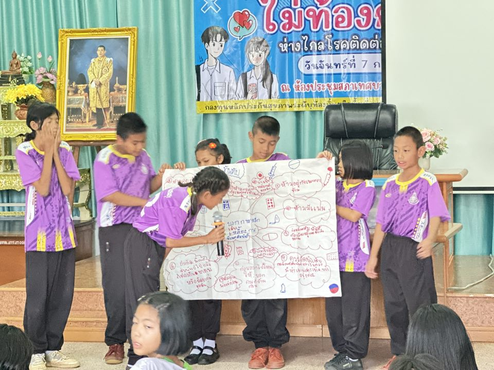 เทศบาลตำบลไทรโยง-ไชยวาล นำโดยนายสุรัน จันทร์สง่า นายกเทศมนตรี เป็นประธานเปิดโครงการรักเป็น ปลอดภัย ไม่ท้องก่อนวัย ห่างไกลโรคติดต่อทางเพศสัมพันธ์