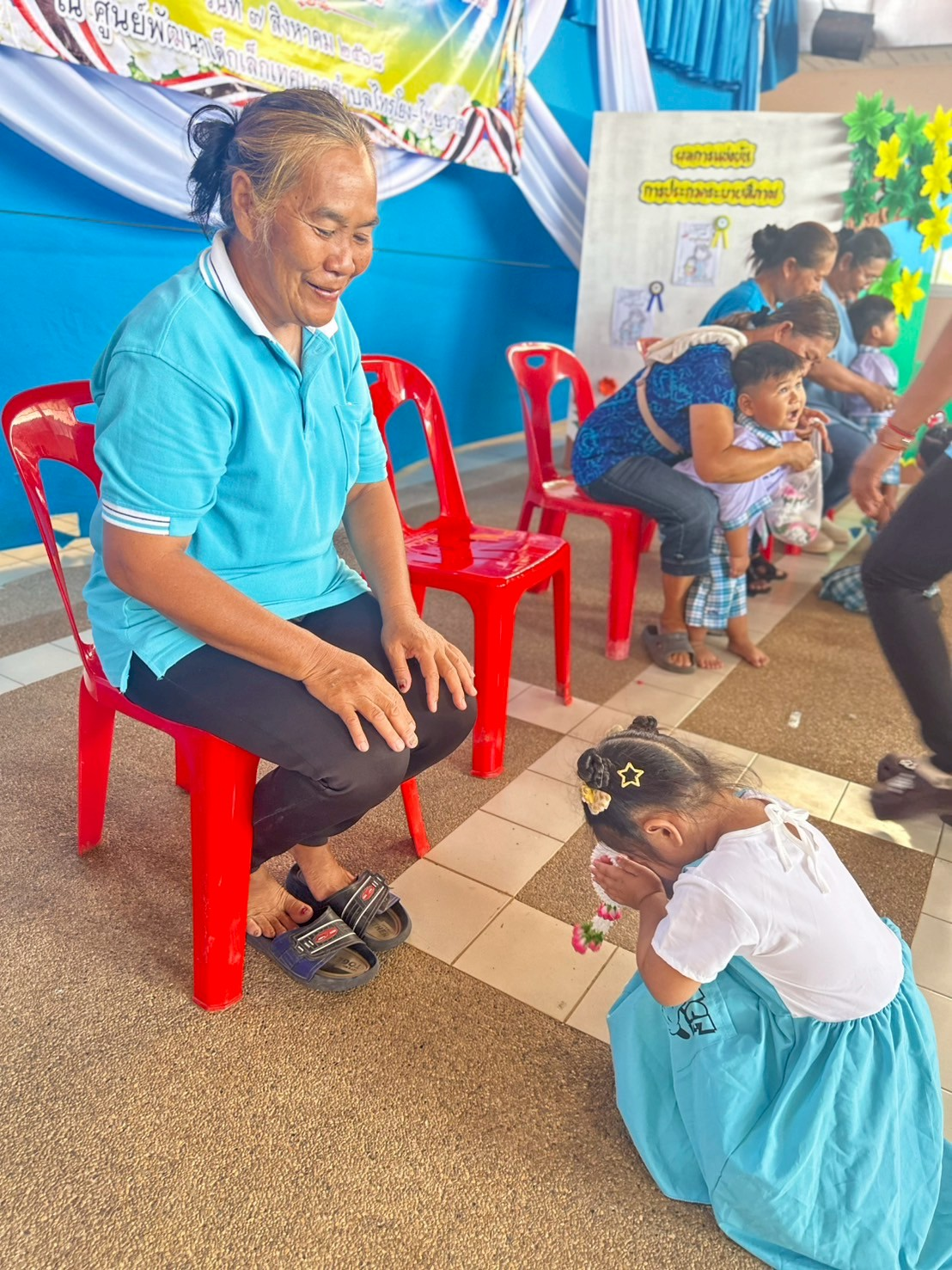 ศูนย์พัฒนาเด็กเล็กเทศบาลตำบลไทรโยง-ไชยวาล ได้จัดโครงการกิจกรรมพัฒนาคุณภาพผู้เรียน (กิจกรรมคุณธรรม จริยธรรม) ประจำปีงบประมาณ 2568 "กิจกรรมวันแม่แห่งชาติ"