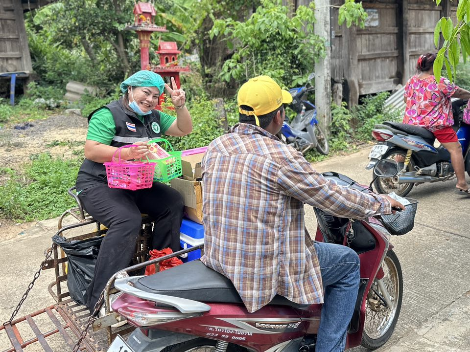 เทศบาลตำบลไทรโยง-ไชยวาล ร่วมกับกองทุนหลักประกันสุขภาพ ออกตรวจประเมินสุขภาพช่องปากกลุ่มผู้พิการ และผู้ที่มีภาวะพึ่งพิง ตามโครงการส่งเสริมทันตสุขภาพในกลุ่มผู้พิการและผู้ที่มีภาวะพึ่งพิง ประจำปีงบประมาณ 2568