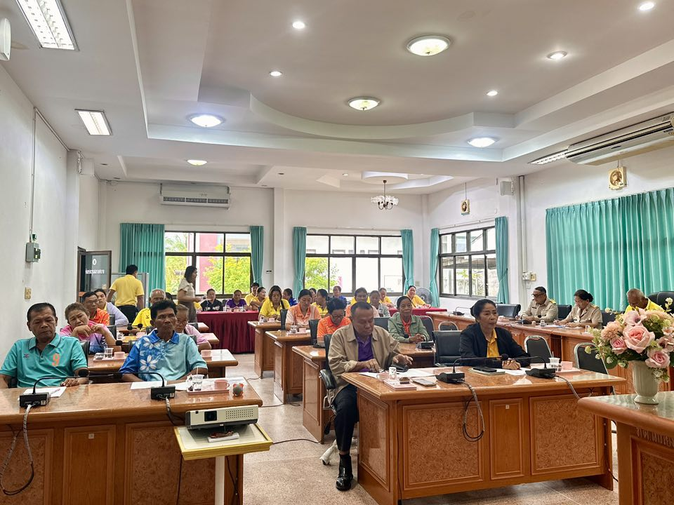 นที่ 8 กันยายน 2568 เวลา 09.00 น. เทศบาลตำบลไทรโยง-ไชยวาล ได้จัดการประชุมคณะกรรมการชุมชน ประจำเดือนกันยายน ครั้งที่ 9/ 2568