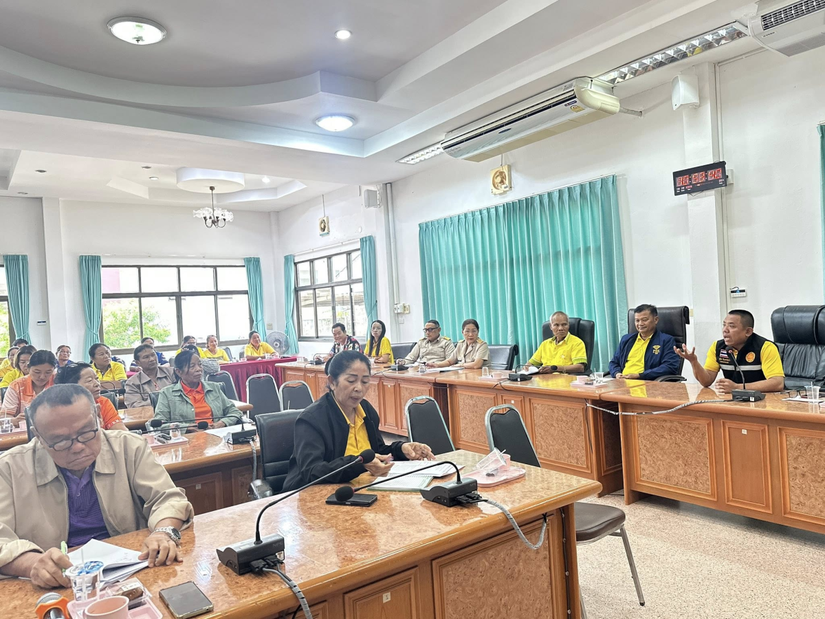 นที่ 8 กันยายน 2568 เวลา 09.00 น. เทศบาลตำบลไทรโยง-ไชยวาล ได้จัดการประชุมคณะกรรมการชุมชน ประจำเดือนกันยายน ครั้งที่ 9/ 2568