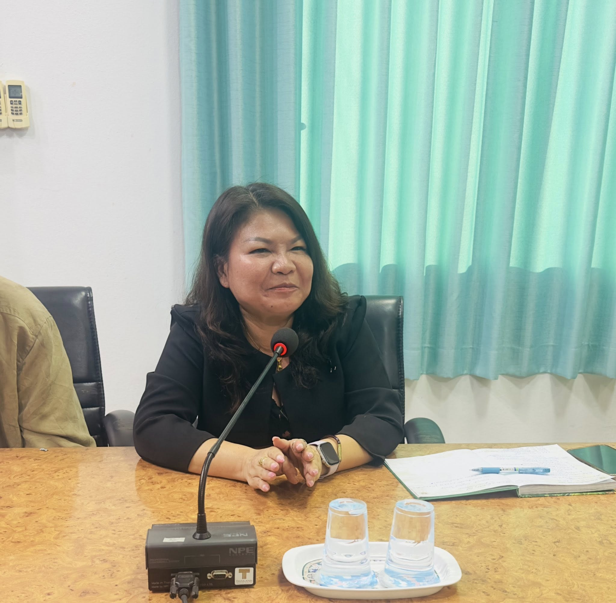 นายสุรัน จันทร์สง่า นายกเทศมนตรีตำบลไทรโยง-ไชยวาล พร้อมด้วยคณะผู้บริหาร ปลัดเทศบาล รองปลัดเทศบาล หัวหน้าส่วนราชการ พนักงานและเจ้าหน้าที่เทศบาลฯ เข้าร่วมประชุมประจำเดือนธันวาคม