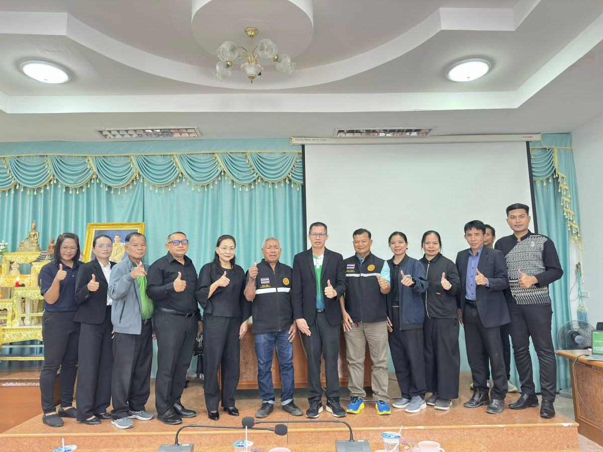 เทศบาลตำบลไทรโยง-ไชยวาล ได้จัดการประชุมคณะกรรมการชุมชน ประจำเดือน ธันวาคม ครั้งที่ 12/ 2568 นำโดยนายสุรัน จันทร์สง่า นายกเทศมนตรี