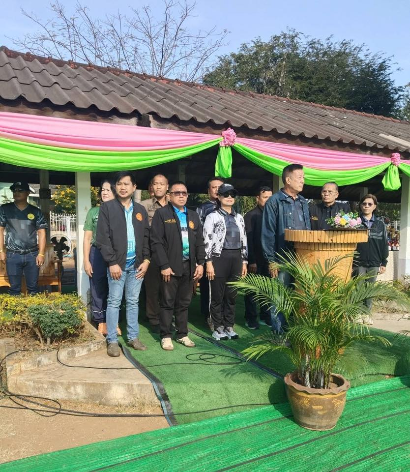 นายสุรัน จันทร์สง่า นายกเทศมนตรีตำบลไทรโยง-ไชยวาล พร้อมด้วยนายไพฑูรย์ หัสครบุรี รองนายกเทศมนตรีฯ นายคมกฤษ หอมกระโทก เลขานุการนายกฯ ร่วมเป็นเกียรติในพิธีเปิดการแข่งขันกีฬาประชาชนต้านภัยยาเสพติด “ อรพิมพ์คัพ ” ครั้งที่ 9 ประจำปีงบประมาณ 2569