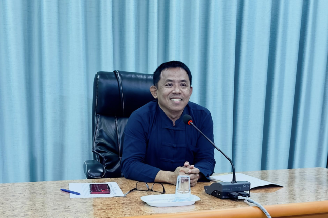 นายสุรัน จันทร์สง่า นายกเทศมนตรีตำบลไทรโยง-ไชยวาล พร้อมด้วยคณะผู้บริหาร ปลัดเทศบาล รองปลัดเทศบาล หัวหน้าส่วนราชการ พนักงานและเจ้าหน้าที่เทศบาลฯ เข้าร่วมประชุมประจำเดือนธันวาคม