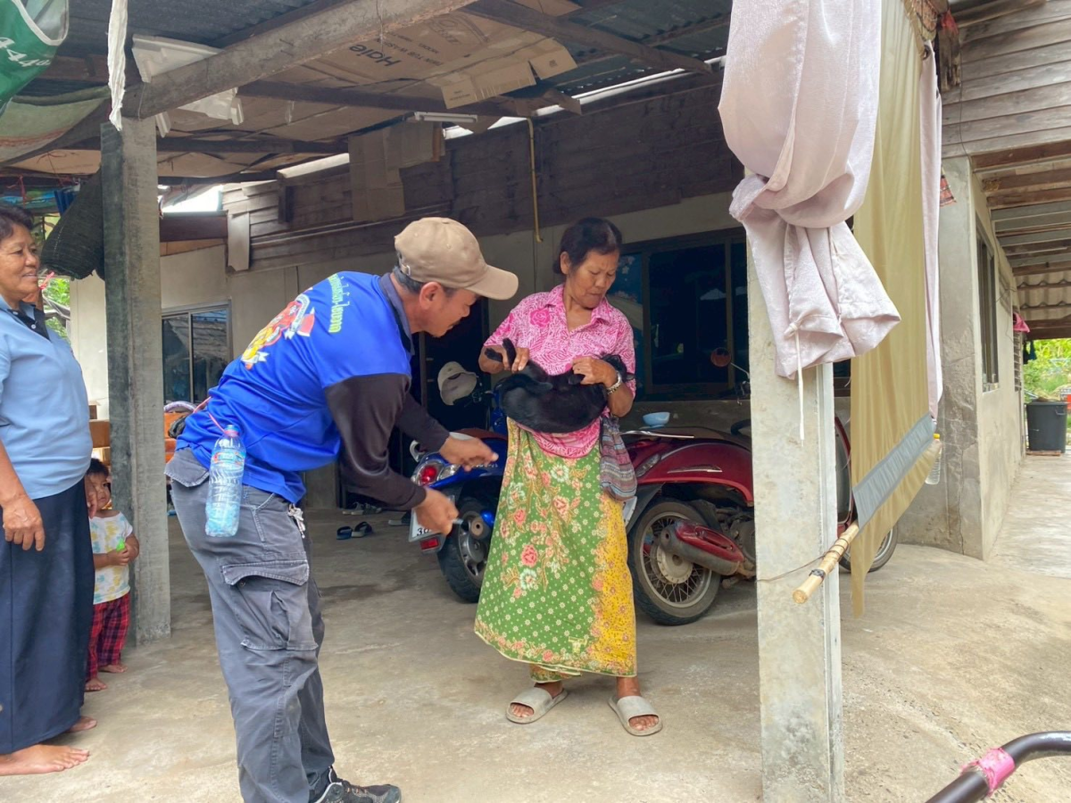 27-30 เมษายน และ 5 พฤษภาคม 2569 กองสาธารณสุขและสิ่งแวดล้อม เทศบาลตำบลไทรโยง -ไชยวาล ได้ดำเนินการออกให้บริการฉีดวัคซีนป้องกันโรคพิษสุนัขบ้า